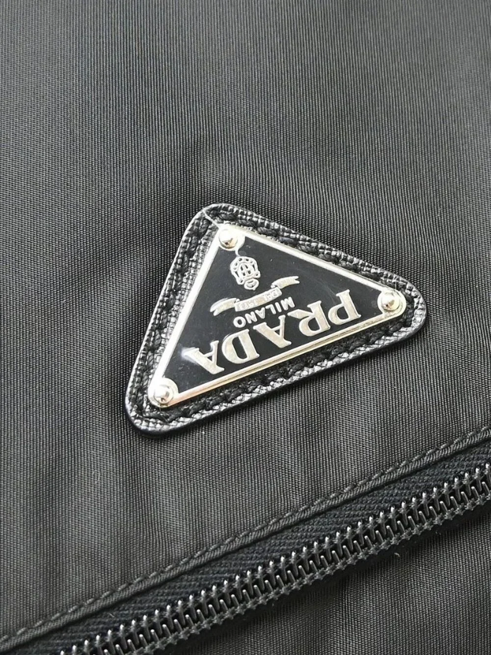 Best07 Prada Black Nylon 2way Tote Handbag 146 NQ10837